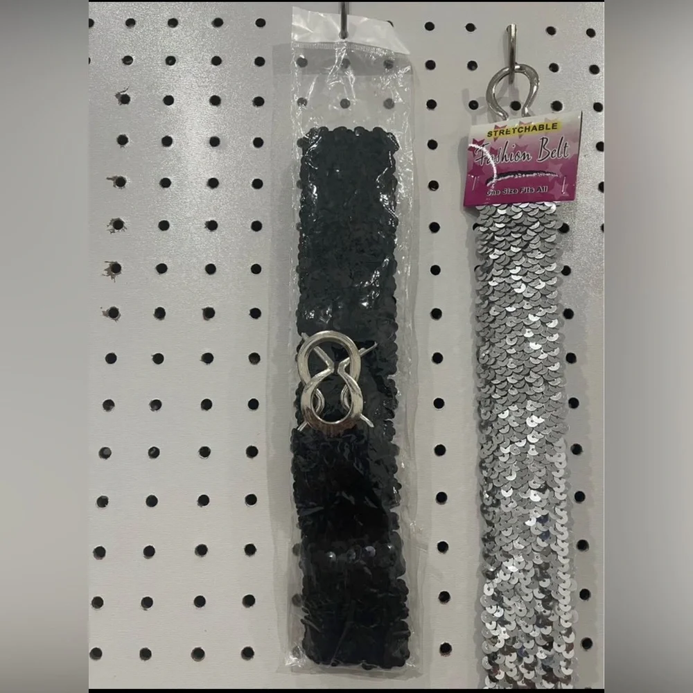 Lot‎ of Various Sequin Waist Belts. Please read description!